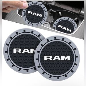 Ram Silicone Car Coasters- Non Slip